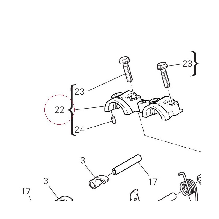 Complete vertical head 30124081A