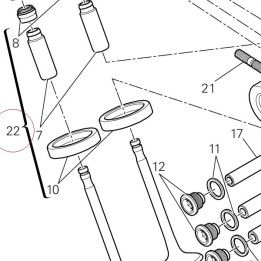 Complete vertical head 30124124AC