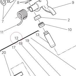 Complete vertical head 30124321AA