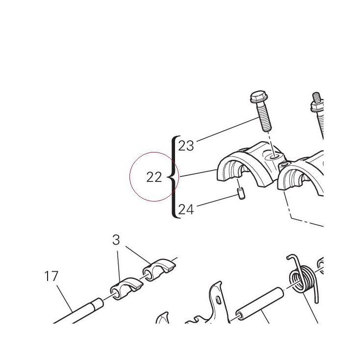 Complete vertical head 30124882B