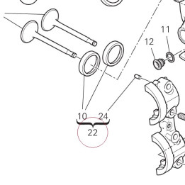 Complete horizontal head 30124892B