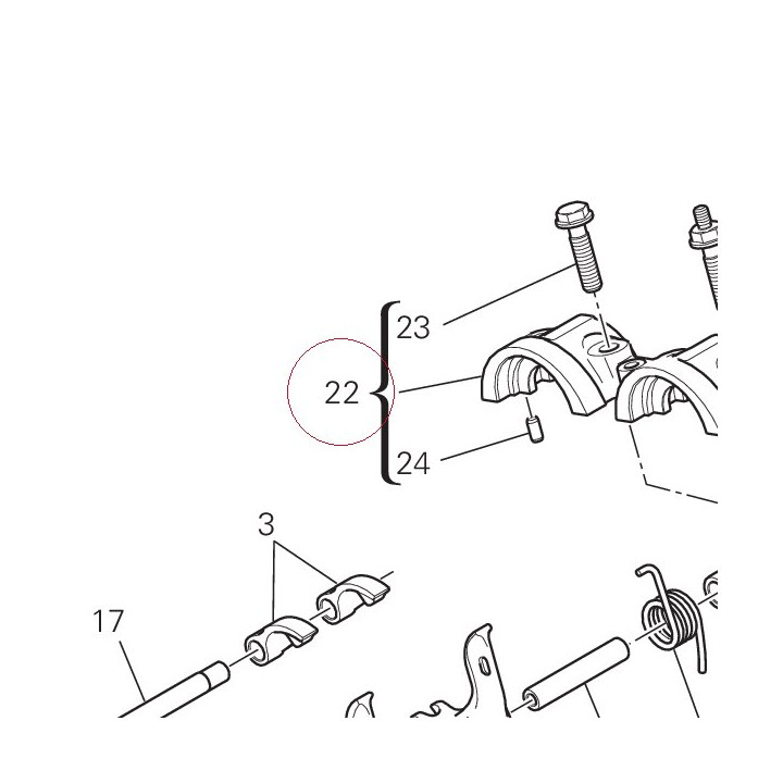 Complete vertical head 30124911A