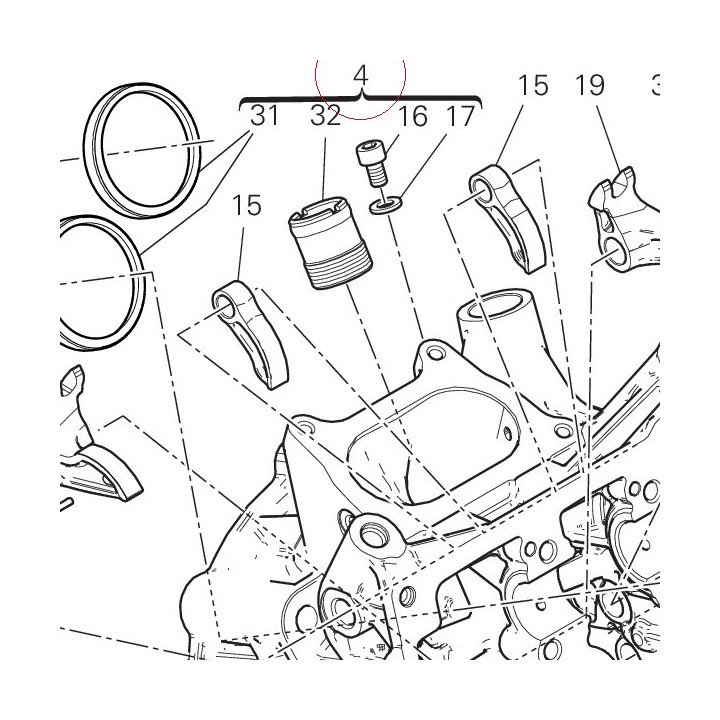 Horizontal head 30125081D