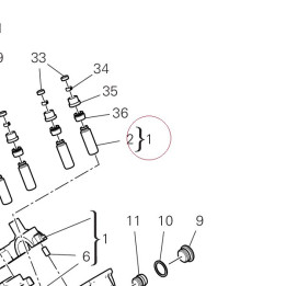 Rear head 30125701BR