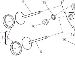 Complete horizontal head 301R6072BA