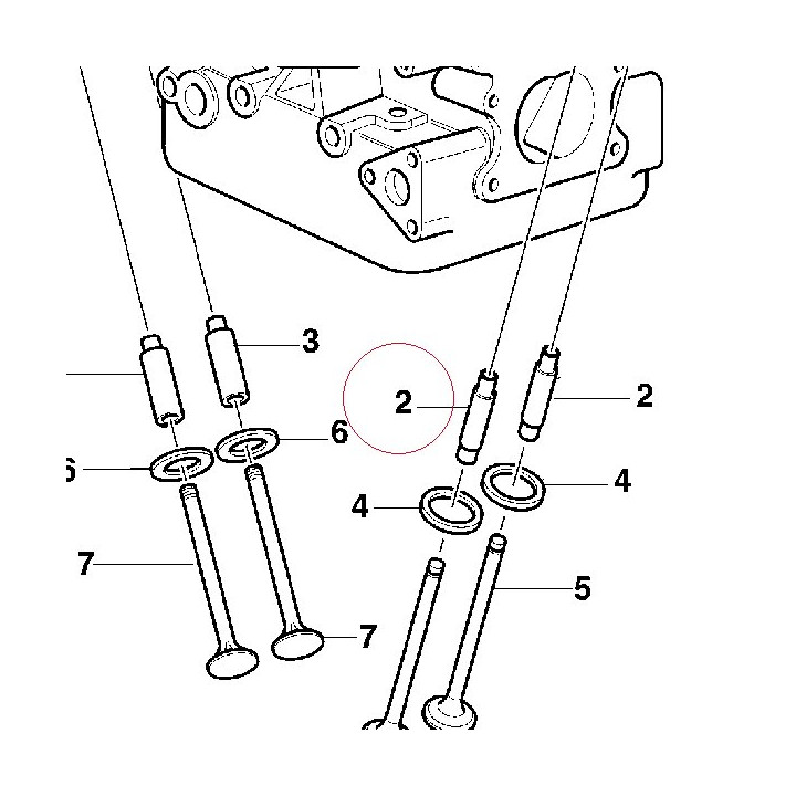 Intake valve guide, oversized 30310012AB