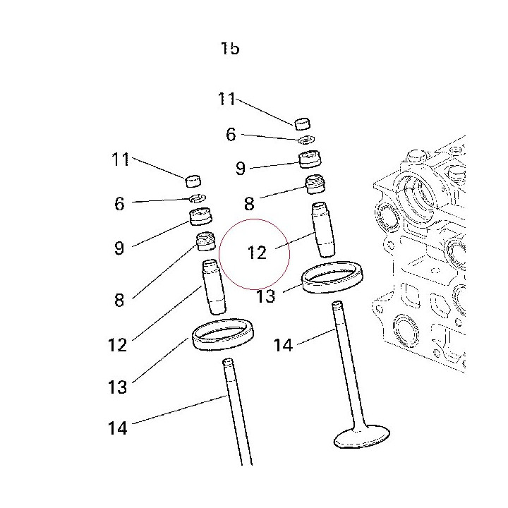 Guide intake valve +0.06 mm 30310241AC