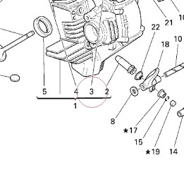 Guide-valve, intake 30310411B