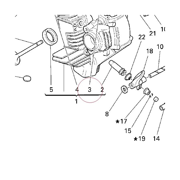 Guide-valve, intake 30310411B