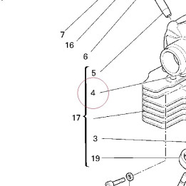 Guide intake valve +0.03 mm 30310411BA