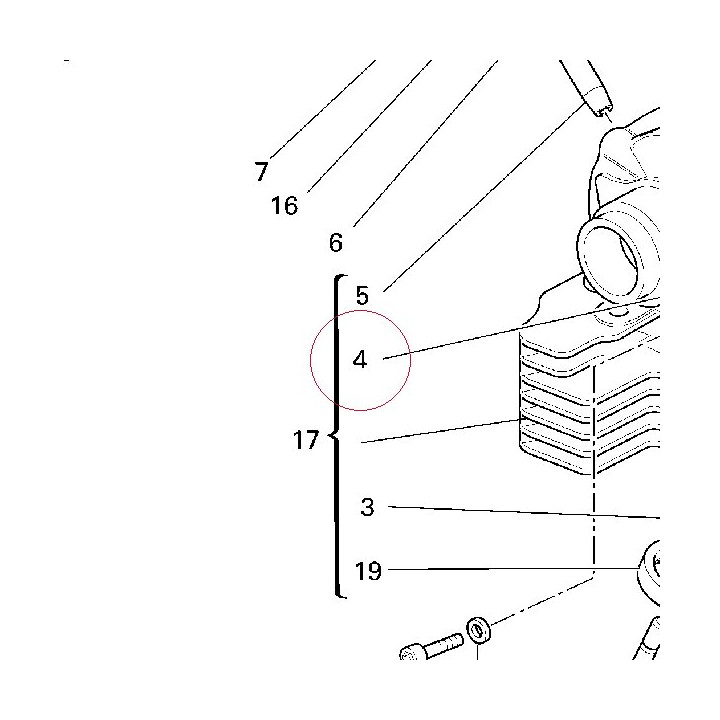 Guide intake valve +0.03 mm 30310411BA