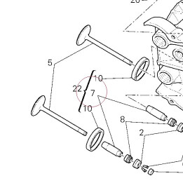 Guide, valve +0.06 mm 30310591AB