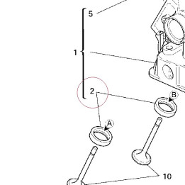 Seat, inlet valve +0.06 mm 30410011AC
