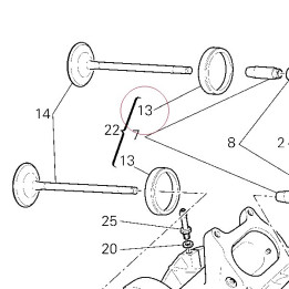 Seat, intake valve 30410791A