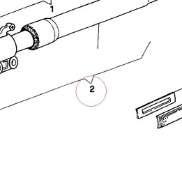 Left fork leg assembly 34020321A