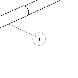Fork leg assembly, left 34021281A