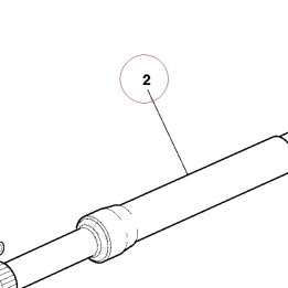 Fork leg assembly, right 34021291A