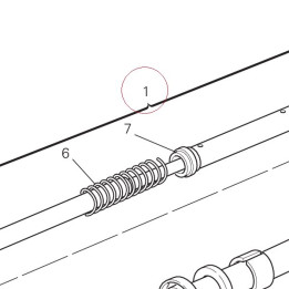 Fork leg assembly, right 34022831A