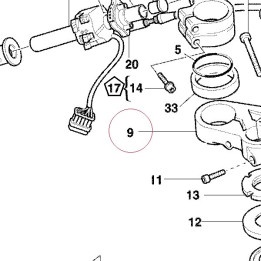 Steering head 34110241A