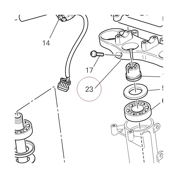 Steering head 34110301C