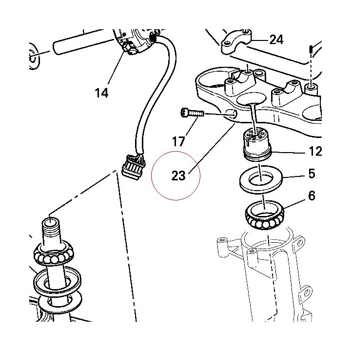 Steering head 34110301DB
