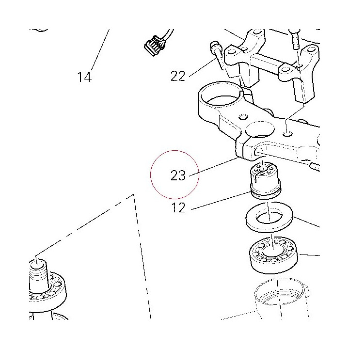 Steering head 34110372A