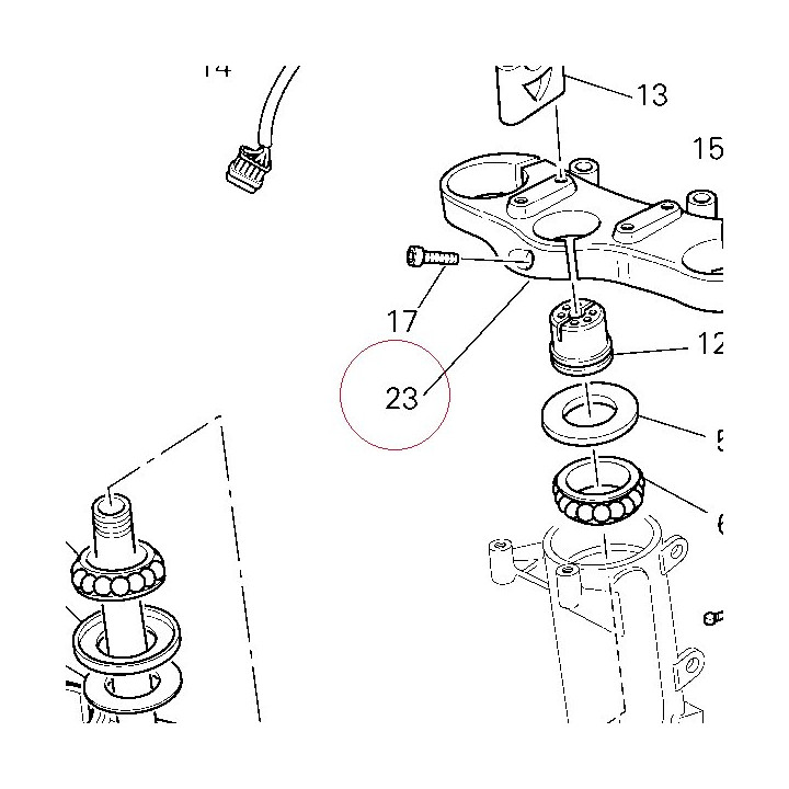Steering head 34110381A