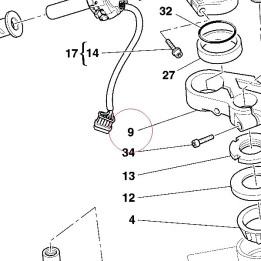 Steering head 34110391A