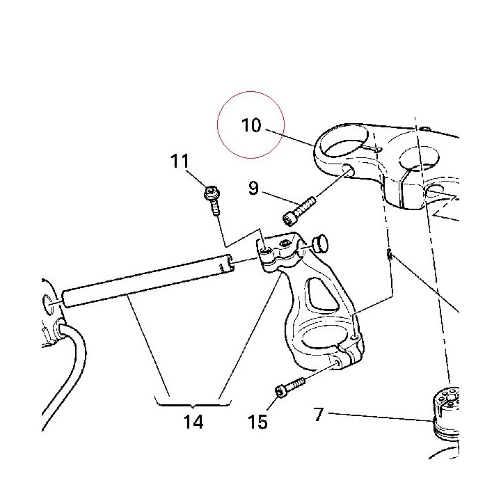 Steering head 34110571A