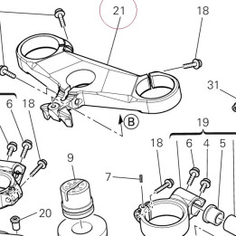 Steering head 34110721A