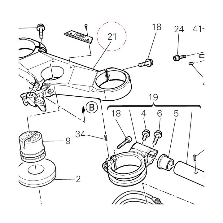 Steering head 34110771A