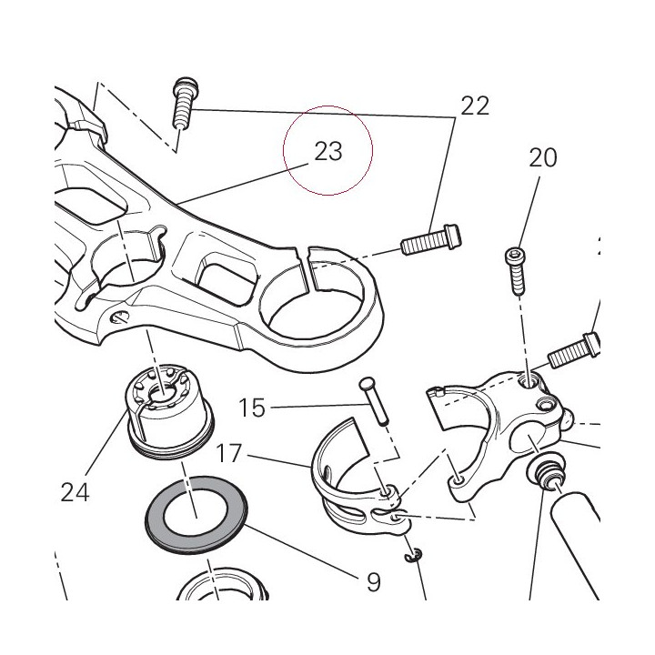 Steering head 34110891CA