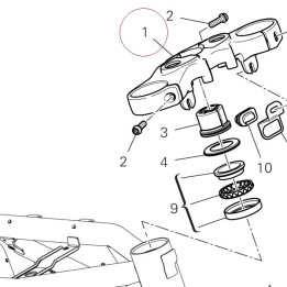 Steering head 34111191BB