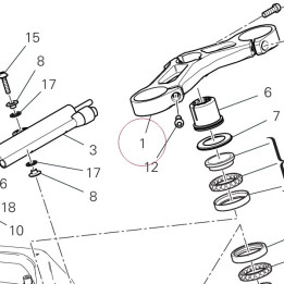 Steering head 34111201BA