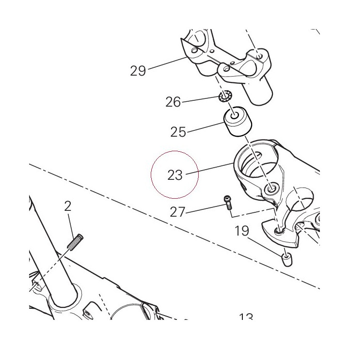 Steering head 34111681AA