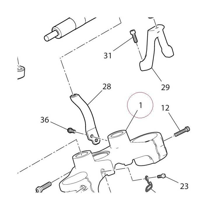 Steering head 34111831BA