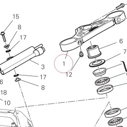 Steering head 34112051AA