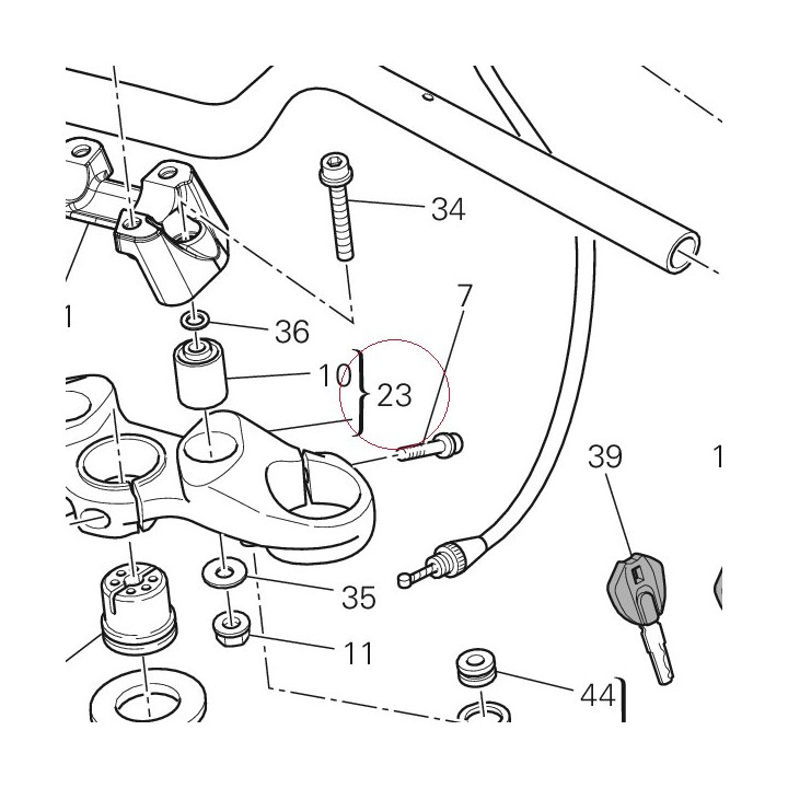 Steering head 34120681A