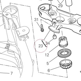 Steering head 34120741C