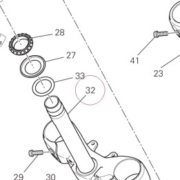 Steering head base 34220771AA