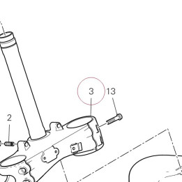 Steering head base 34220832BA