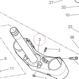 Steering head base 34220872AB