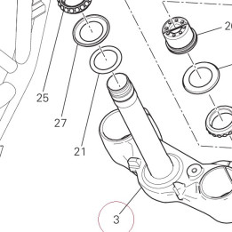 Steering head base 34220891AA