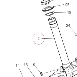 Steering head base 34221511AA