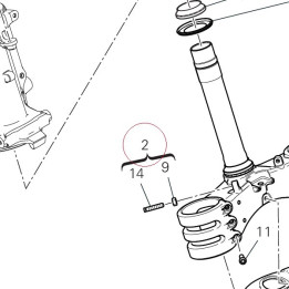 Steering head base 342P0681BA