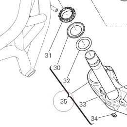 Steering head base 342P0781BC