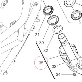 Steering head base 342P0782BC