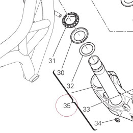 Steering head base 342P0962AB