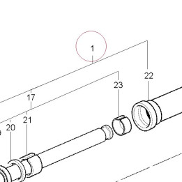 Fork leg assembly, right 34420081A