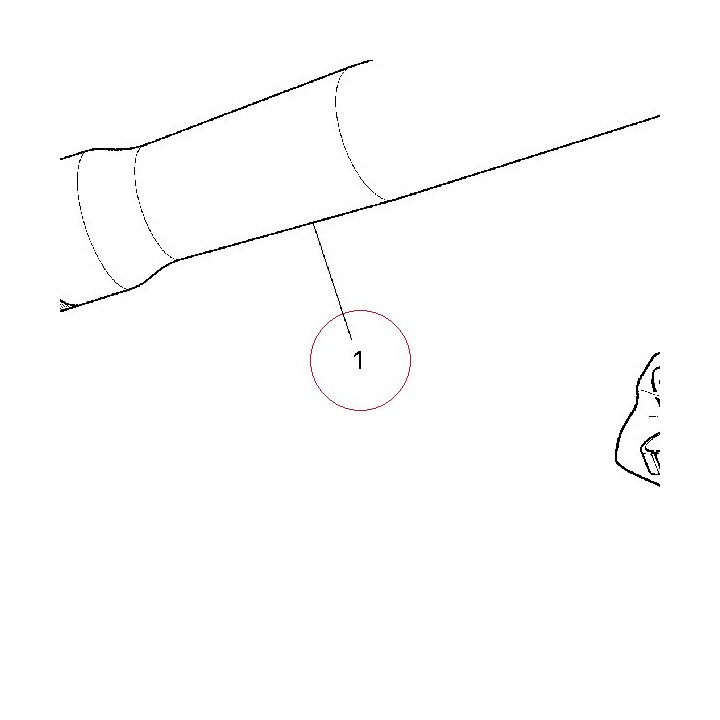 Fork leg assembly, left 34420171A